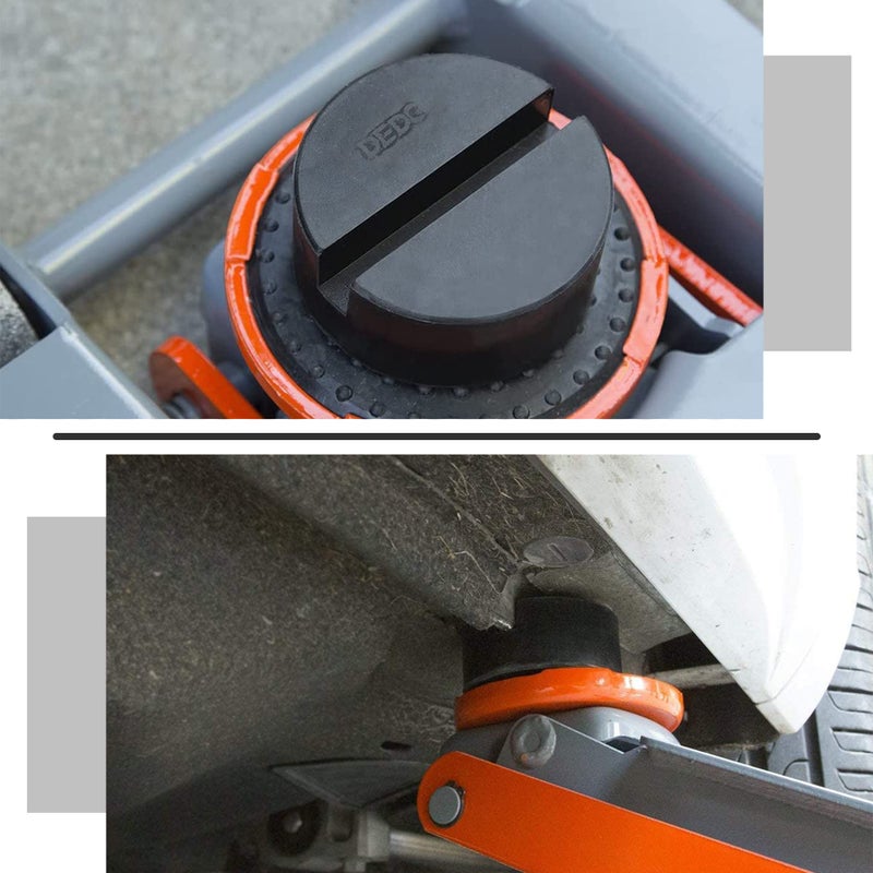 DEDC Floor Jack Pad Universal Jack Stand Rubber Pinch Protector Car Adapter 1 Pack, Oil Change Mush Haves, Change Tire Repair Tires Oil Must Have, for Car SUV Truck Pickup Sedan MPV Wagon - Image 5